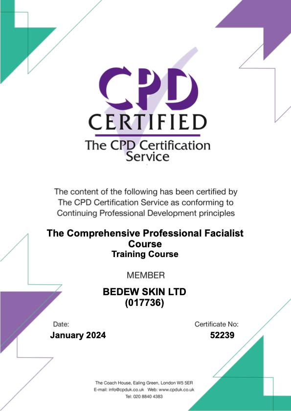 Bedew Skin Training Courses